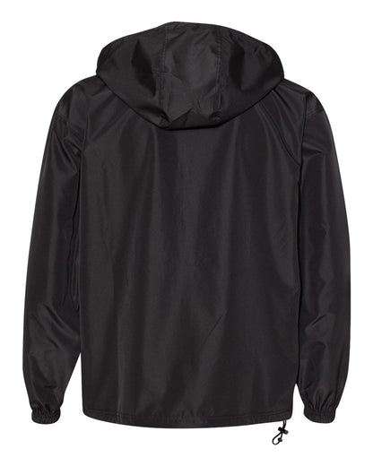 Champion Hooded Packable Quarter-Zip Jacket CO200 #color_Black