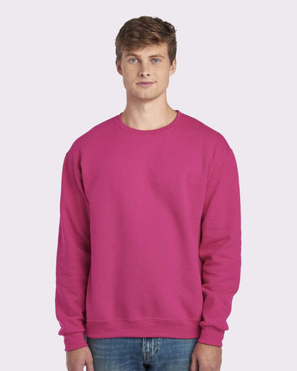 JERZEES NuBlend® Crewneck Sweatshirt 562MR #colormdl_Cyber Pink