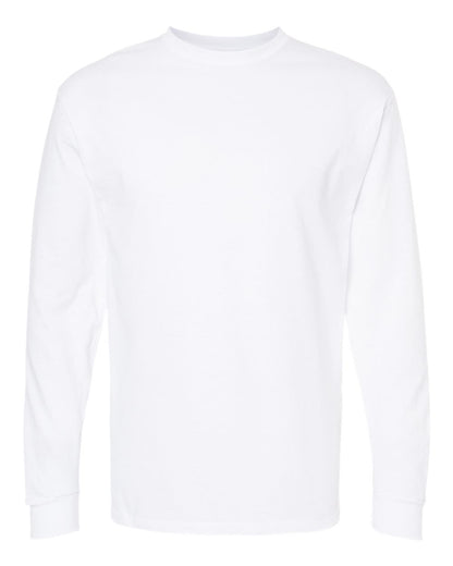 M&O Gold Soft Touch Long Sleeve T-Shirt 4820 #color_White