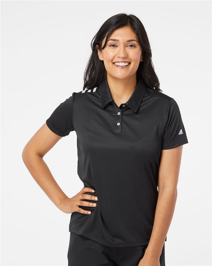 Adidas Women's 3-Stripes Shoulder Polo A325 Adidas Women&#39;s 3-Stripes Shoulder Polo A325