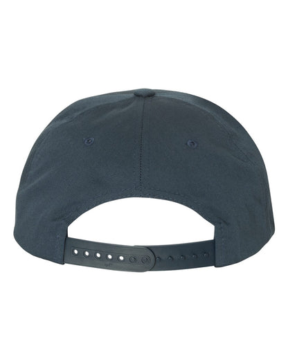 YP Classics Lightly-Structured Five-Panel Snapback Cap 6502 #color_Navy