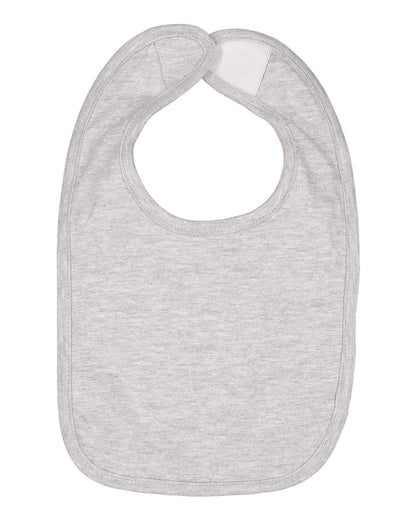 Rabbit Skins Infant Premium Jersey Bib 1005 #color_Heather