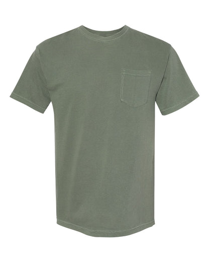 Comfort Colors Garment-Dyed Heavyweight Pocket T-Shirt 6030 #color_Moss
