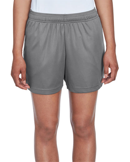 Team 365 Ladies' Zone Performance Short  TT11SHW #color_SPORT GRAPHITE