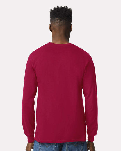 Gildan Ultra Cotton® Long Sleeve T-Shirt 2400 #colormdl_Cardinal Red