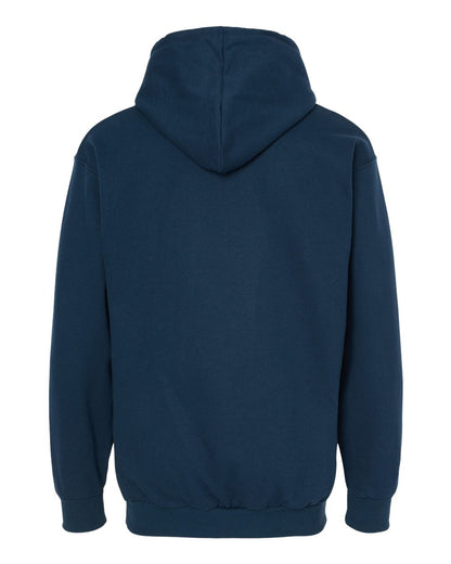 King Fashion Two-Tone Hooded Sweatshirt KF9041 #color_Navy/ Light Blue