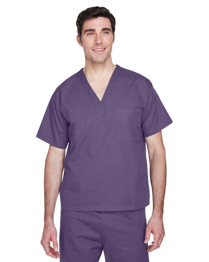 Harriton Adult Restore Scrub Top M897 #color_DEEP PURPLE