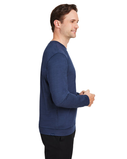 Puma Golf Men's Cloudspun Crew 535500 #color_NAVY BLAZER HTHR