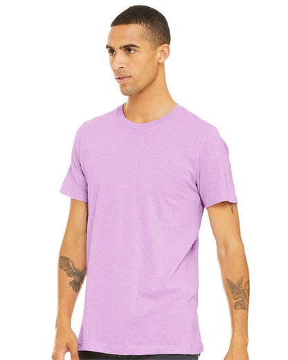 BELLA + CANVAS CVC Jersey Tee 3001CVC #colormdl_Heather Prism Lilac