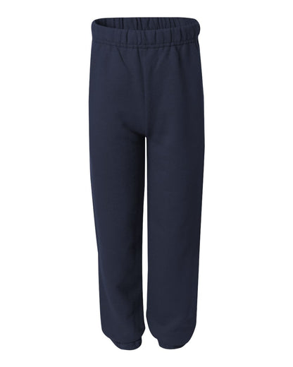 JERZEES NuBlend® Youth Sweatpants 973BR #color_J. Navy