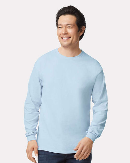 Gildan Ultra Cotton® Long Sleeve T-Shirt 2400 #colormdl_Light Blue