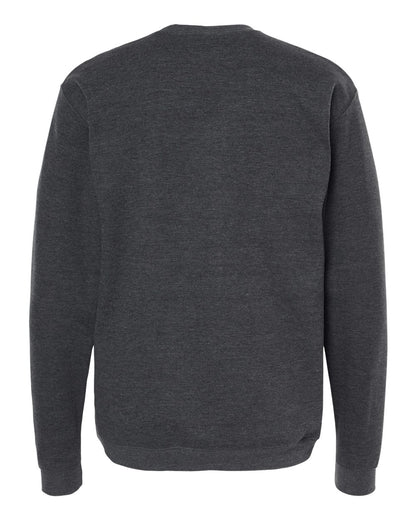 M&O Unisex Crewneck Fleece 3340 #color_Dark Heather