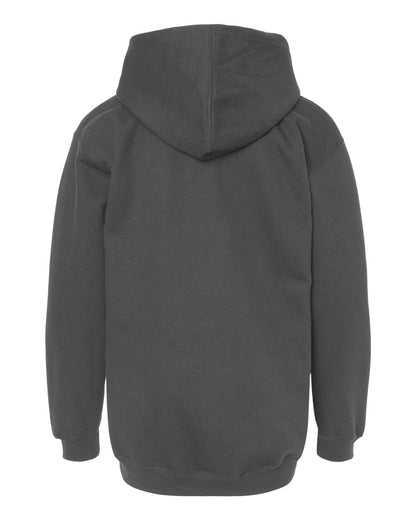 M&O Youth Fleece Pullover Hoodie 3322 #color_Charcoal