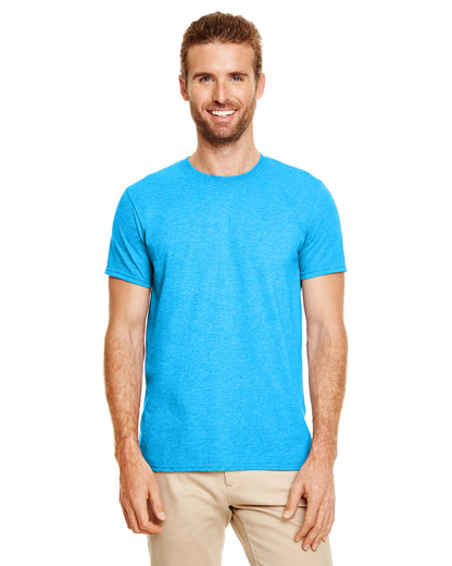 Gildan Adult Softstyle® T-Shirt G640 #color_HEATHER SAPPHIRE