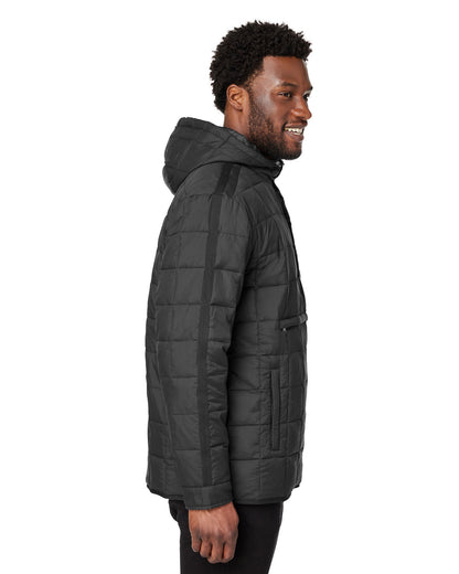 North End Unisex Aura Packable Anorak NE722 #color_BLACK