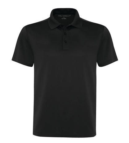 Coal Harbour City Tech Snag Resist Polo S4015 #color_Black