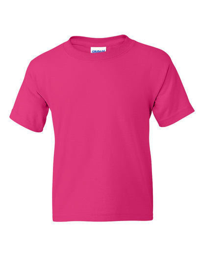 Gildan DryBlend® Youth T-Shirt 8000B #color_Heliconia