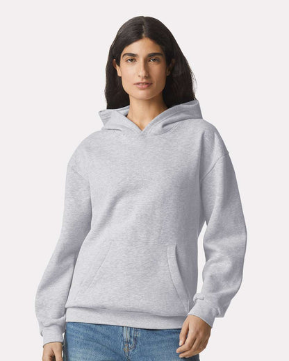 American Apparel ReFlex Fleece Hoodie RF498 #colormdl_Heather Grey