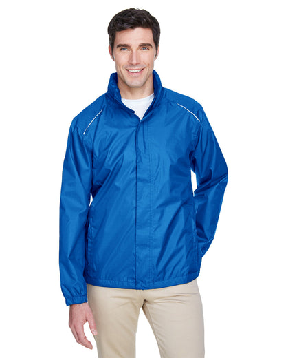 Core365 Men's Climate Seam-Sealed Lightweight Variegated Ripstop Jacket 88185 #color_TRUE ROYAL
