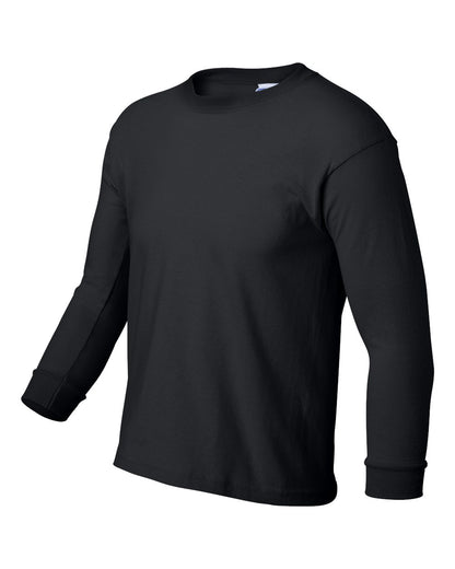 Gildan Ultra Cotton® Youth Long Sleeve T-Shirt 2400B #color_Black