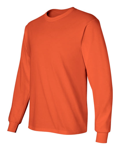 Gildan Ultra Cotton® Long Sleeve T-Shirt 2400 #color_Orange