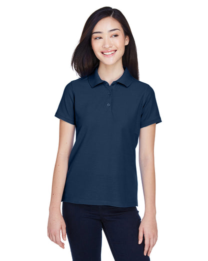 Harriton Ladies' Blend-Tek™ Polo M280W #color_NAVY