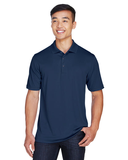 Harriton Men's Advantage Snag Protection Plus IL Snap Placket Polo M345 #color_DARK NAVY