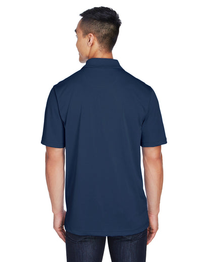 Harriton Men's Advantage Snag Protection Plus IL Snap Placket Polo M345 #color_DARK NAVY