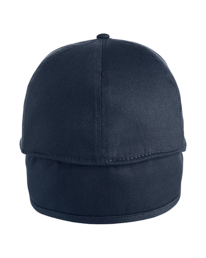 Harriton ClimaBloc™ Ear-Flap Cap M802 #color_DARK CHARCOAL