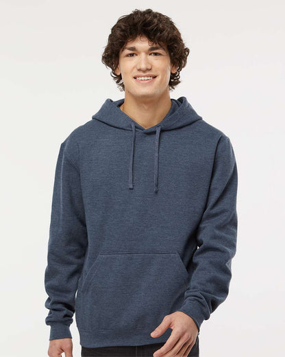 M&O Unisex Pullover Hoodie 3320 #colormdl_Heather Navy