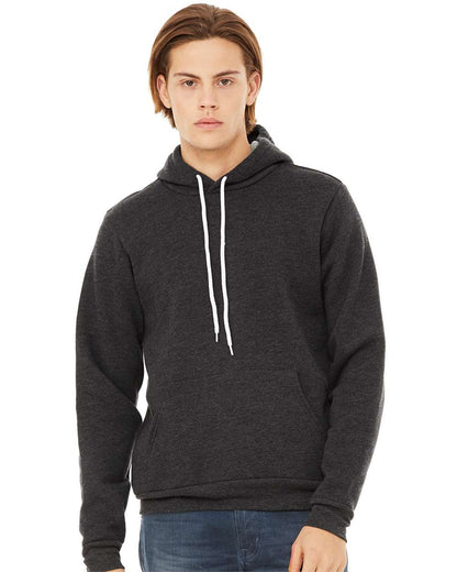 BELLA + CANVAS Sponge Fleece Hoodie 3719 #colormdl_Dark Grey Heather