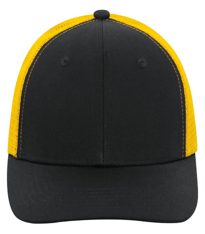 Atc Everyday Snapback Trucker Cap C1318 #color_Black/Gold