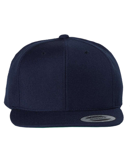 YP Classics Premium Flat Bill Snapback Cap 6089M #color_Navy