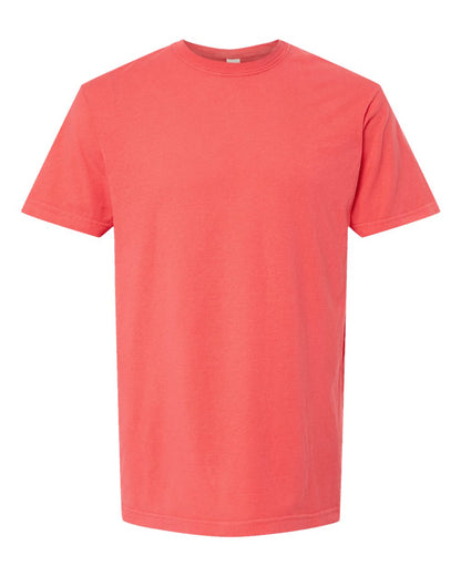 M&O Vintage Garment-Dyed T-Shirt 6500M #color_Bright Salmon