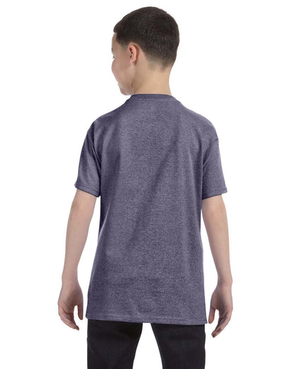 Gildan Youth Heavy Cotton™ T-Shirt G500B #color_GRAPHITE HEATHER