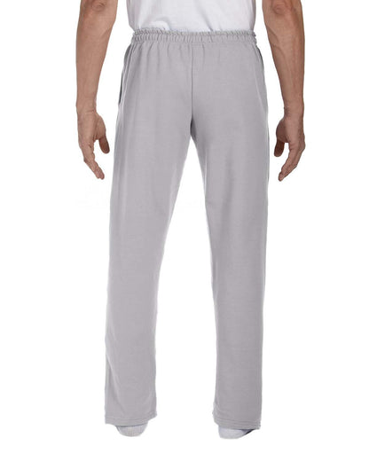 Gildan Adult DryBlend® Open-Bottom Sweatpant G123 #color_SPORT GREY