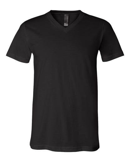 BELLA + CANVAS Jersey V-Neck Tee 3005 #color_Black