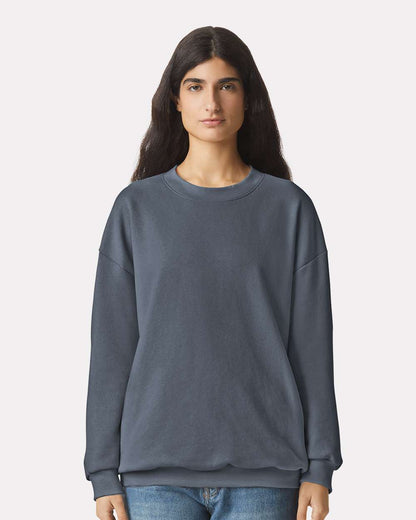 American Apparel ReFlex Fleece Crewneck Sweatshirt RF496 #colormdl_Asphalt