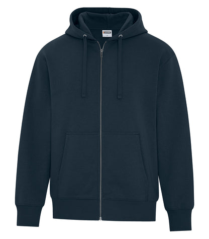 ATC WeRK Heavyweight Fleece FZ Hood WERK422 #color_Dark Navy