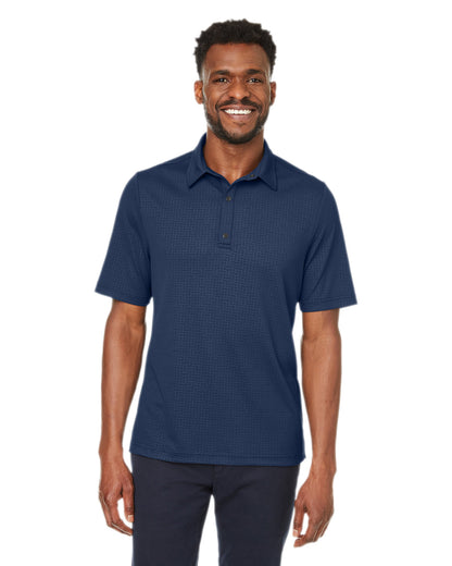 North End Men's Replay Recycled Polo NE102 #color_CLASSIC NAVY