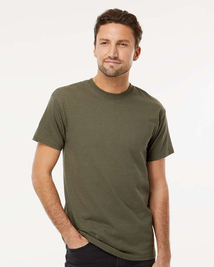 M&O Gold Soft Touch T-Shirt 4800 #colormdl_Military Green