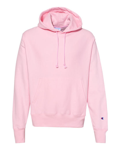 Champion Reverse Weave® Hooded Sweatshirt S101 #color_Pink Candy