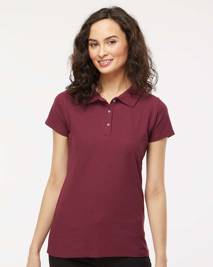 M&O Women's Soft Touch Polo 7007 #colormdl_Maroon