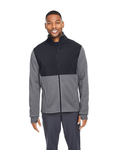 Spyder Men's Pursuit Jacket S17298 #color_BLACK HTHR / BLK