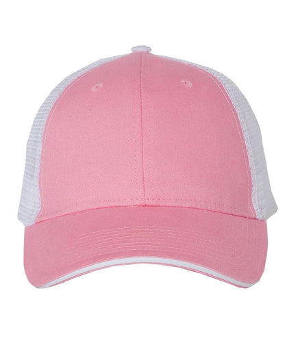 Valucap Sandwich Trucker Cap S102 #color_Pink/ White