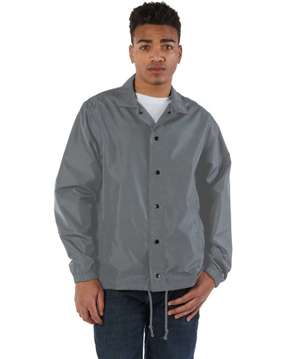 Champion Men's Coach's Jacket CO126 #color_GRAPHITE