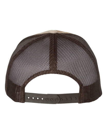 YP Classics Retro Trucker Cap 6606 #color_Multicam Arid/ Brown