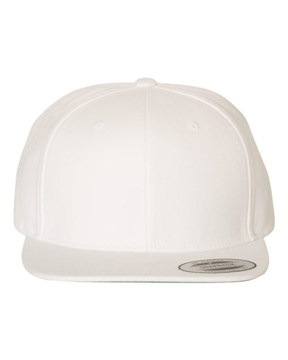 YP Classics Premium Flat Bill Snapback Cap 6089M #color_White