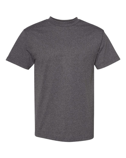 American Apparel Heavyweight Cotton Tee 1301 #color_Heather Charcoal