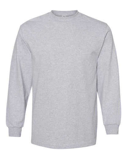 American Apparel Heavyweight Cotton Long Sleeve Tee 1304 #color_Heather Grey